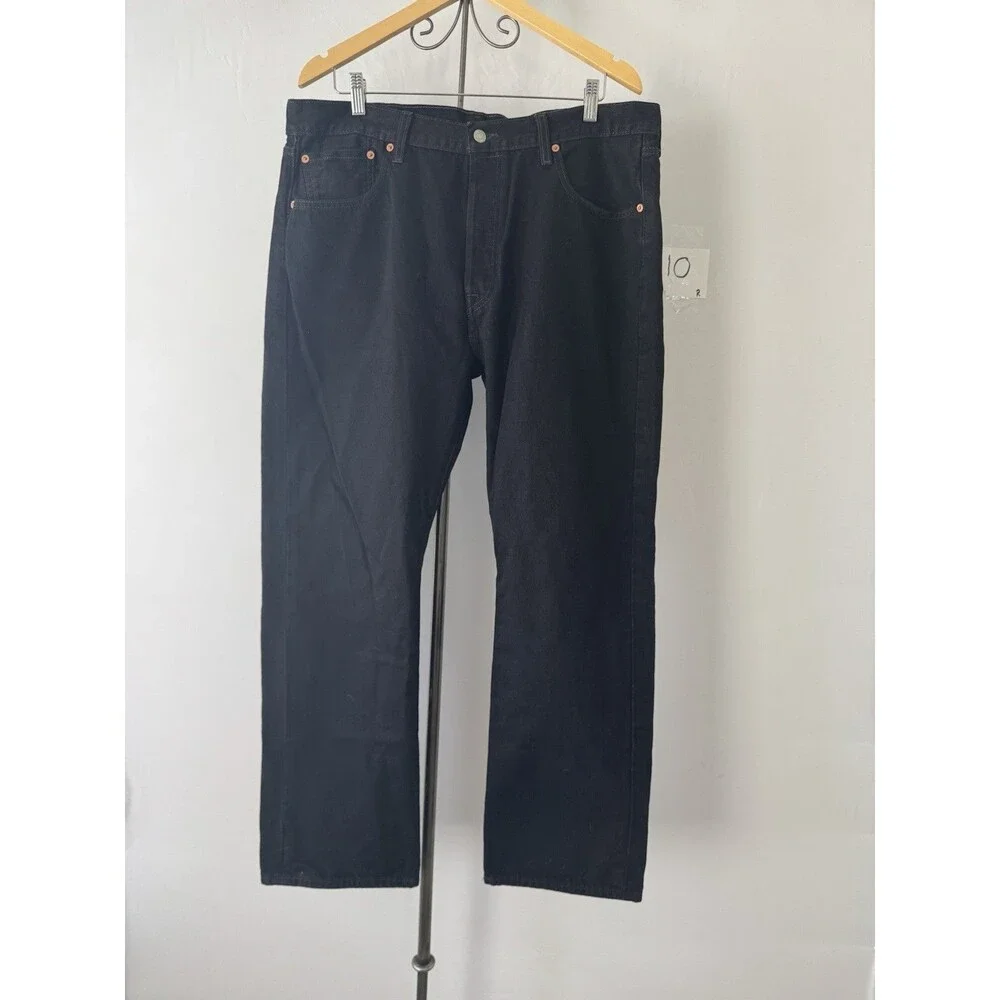 Levi’s 501 XX Black Jeans Men’s 38x30 Button Fly Straight Leg Denim Pants